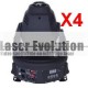 Lyre 60W Led RGB pack de 4 